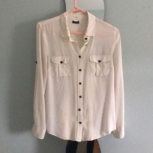 J Crew Flowy Button Up